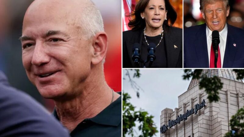 Washington Post staffers suspect Jeff Bezos holding up Harris endorsement