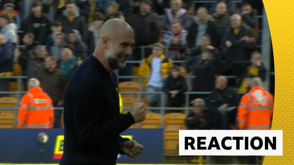 Wolves 1-2 Manchester City: Pep Guardiola Match of the Day interview