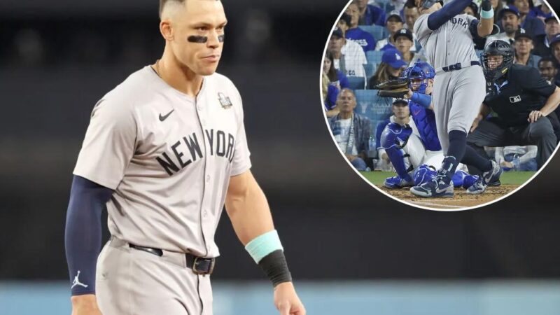 Yankees’ Aaron Judge flops in big spot as October woes continue in World Series