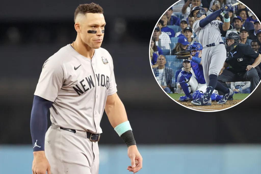 Yankees’ Aaron Judge flops in big spot as October woes continue in World Series