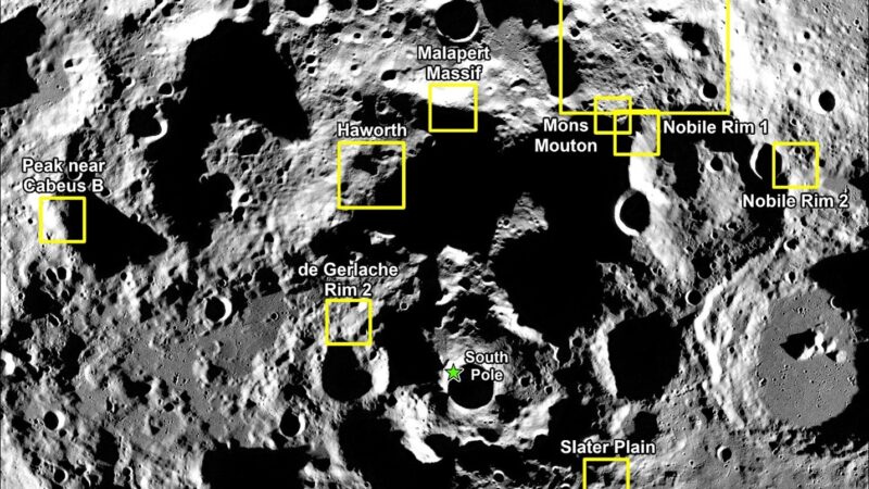 NASA Provides Update on Artemis III Moon Landing Regions