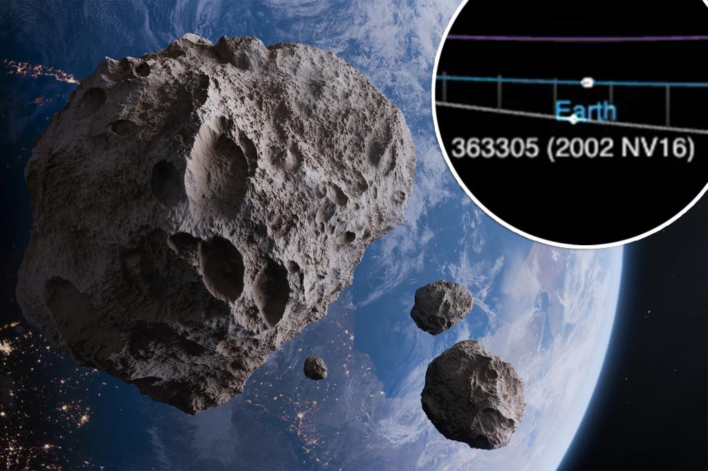 ‘City killer’ asteroid is one of 4 to graze Earth’s orbit today