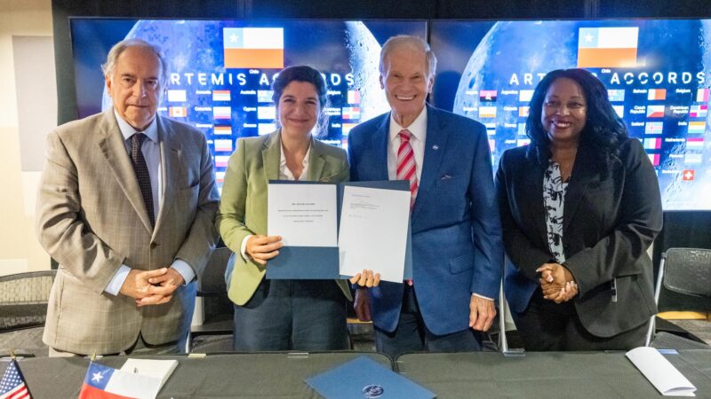 NASA Welcomes Chile as Newest Artemis Accords Signatory