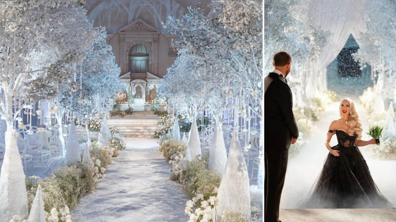 Celebrity wedding planner discusses the perfect winter wedding color palette, plus unique touches for a magical day