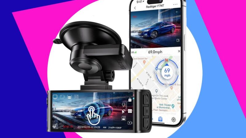 REDTIGER Front and Rear Touchscreen 4K Dashcam is on major sale