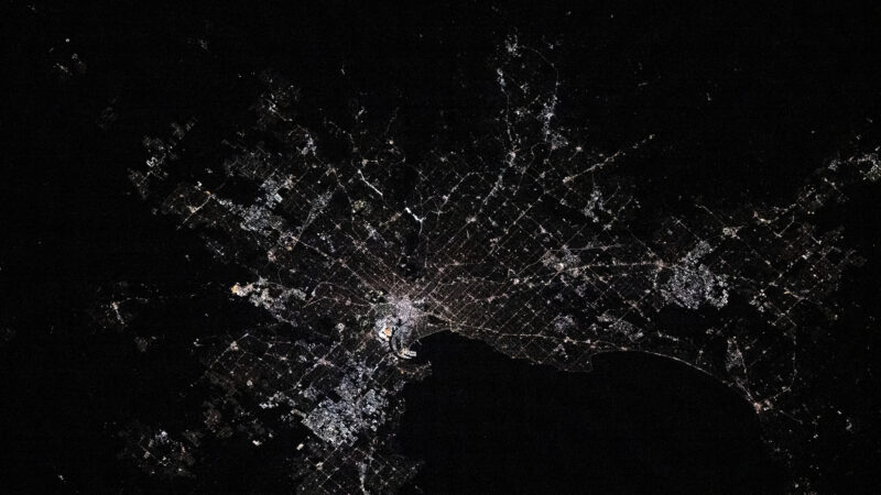 Melbourne City Lights – NASA