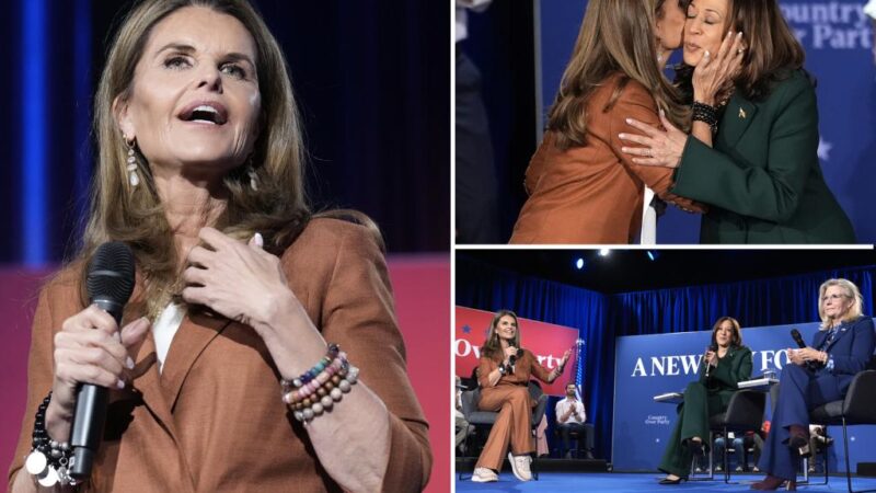 Kamala Harris town hall host Maria Shriver shuts down Michigan voter hoping to ask a question