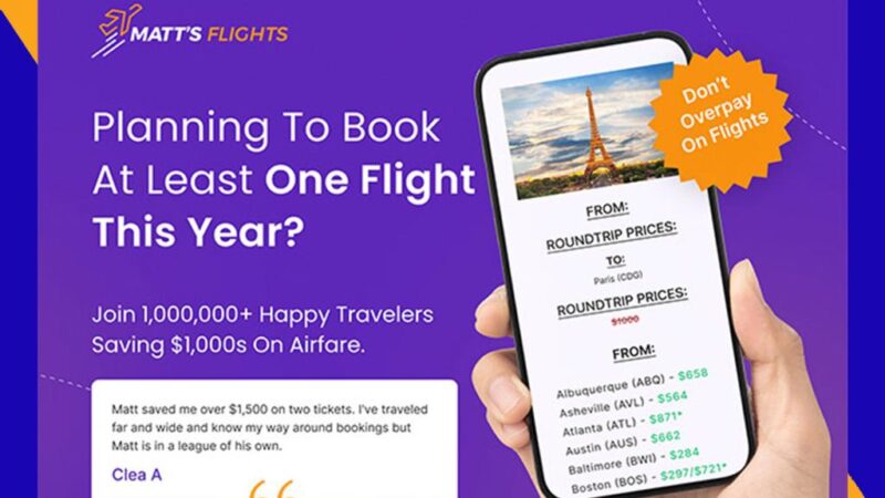 Matt’s Flights Premium Plan (Lifetime Subscription) is 95% off