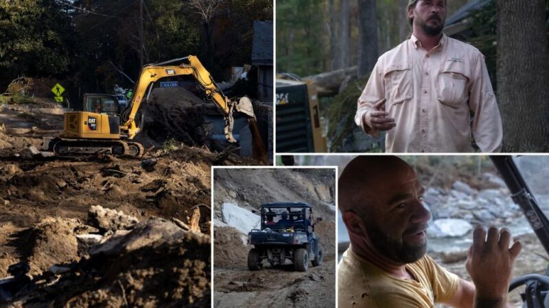 ‘West Va. Boys’ build road so Helene victims can go home