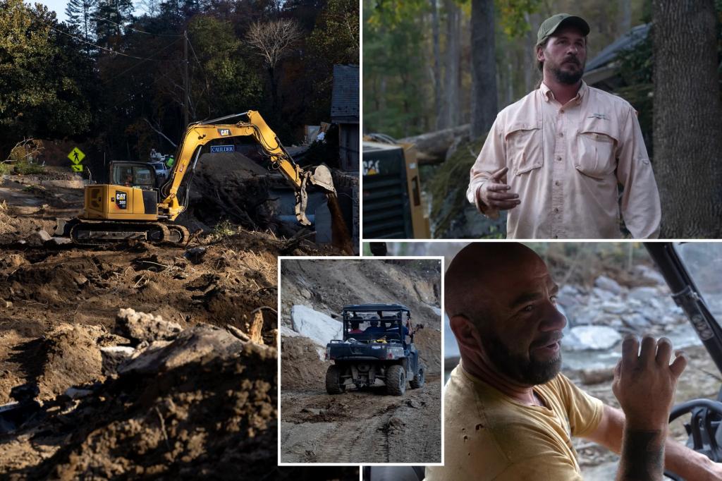 ‘West Va. Boys’ build road so Helene victims can go home