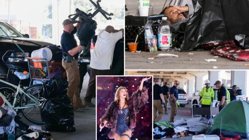 Judge blocks further sweeps of homeless camp in New Orleans before Taylor Swift concerts