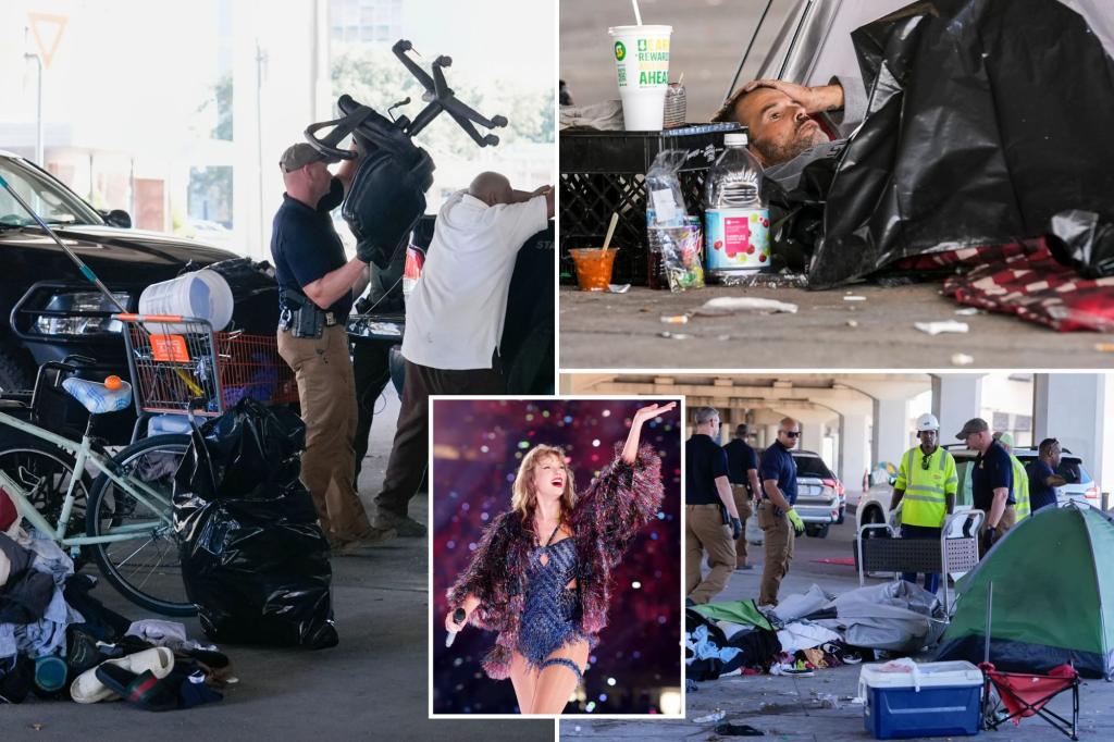 Judge blocks further sweeps of homeless camp in New Orleans before Taylor Swift concerts