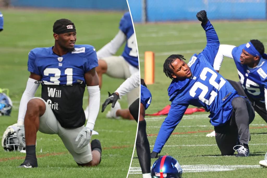 Giants rookie duo not backing down from any Giants challenge