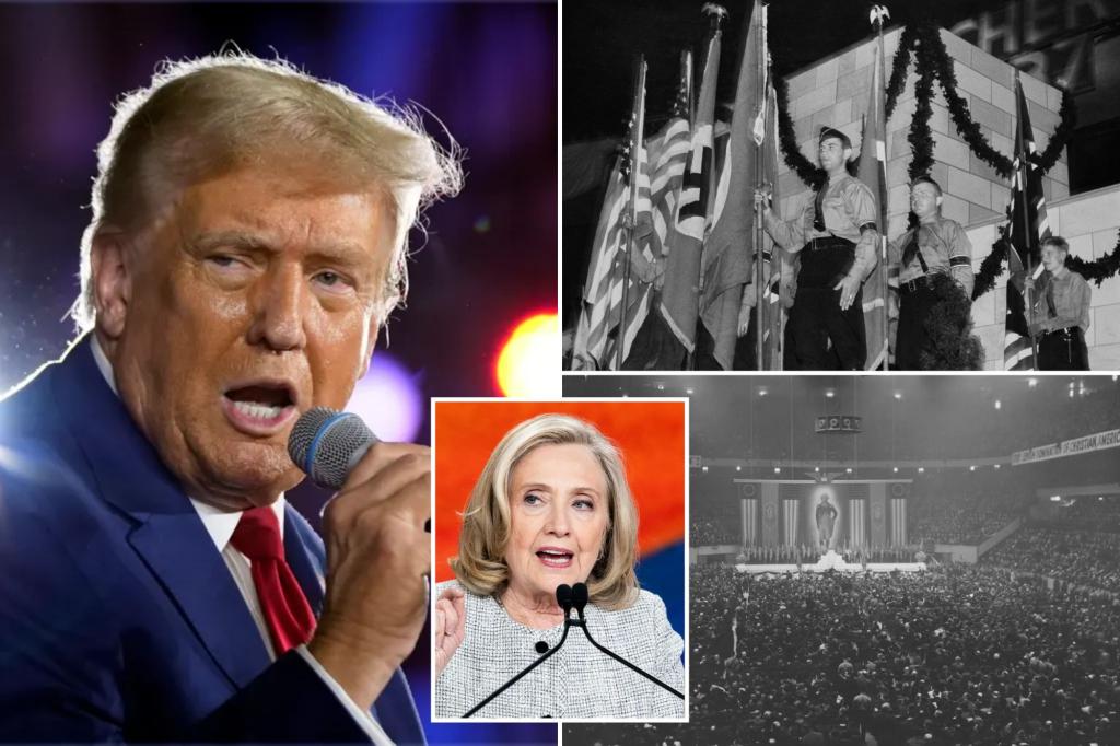 Trump campaign slams Hillary Clinton Madison Square Garden event will reenact 1939 Nazi rally