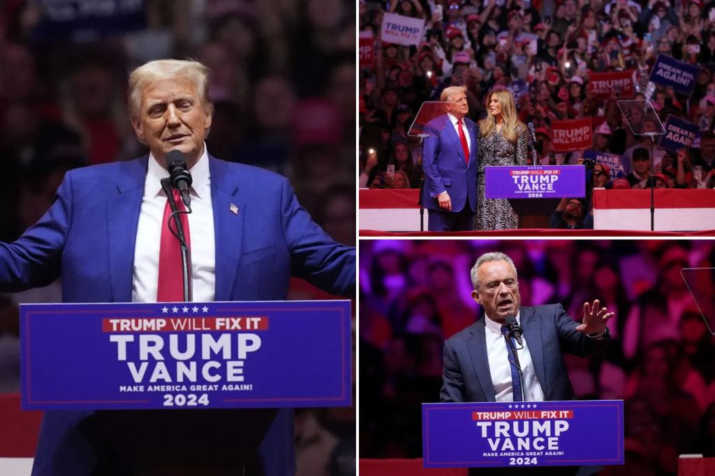 Trump’s new coalition of MAGA ‘Avenger’ allies gather to back their ‘Captain America’ at MSG