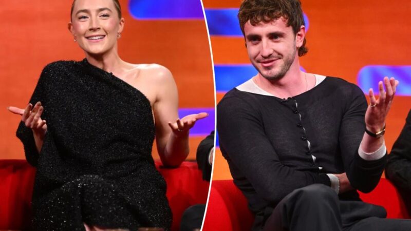 Saoirse Ronan silences male Hollywood stars on talk show by calling out big problem with Paul Mescal’s joke