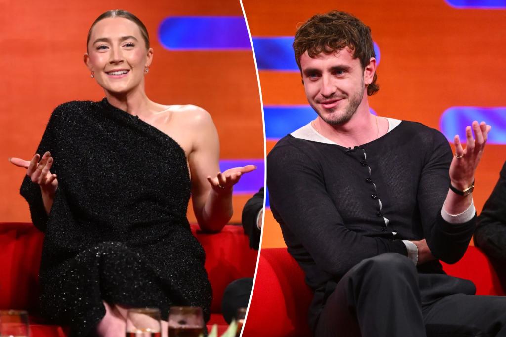 Saoirse Ronan silences male Hollywood stars on talk show by calling out big problem with Paul Mescal’s joke