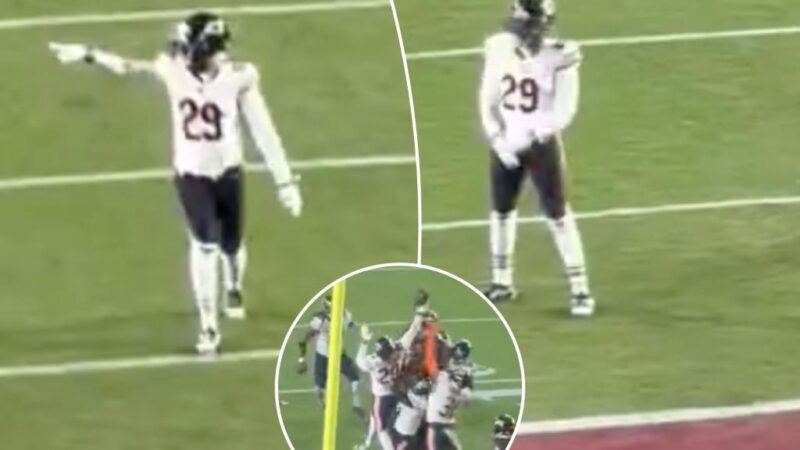 Bears’ Tyrique Stevenson taunted Commanders fans before screwing up on Hail Mary