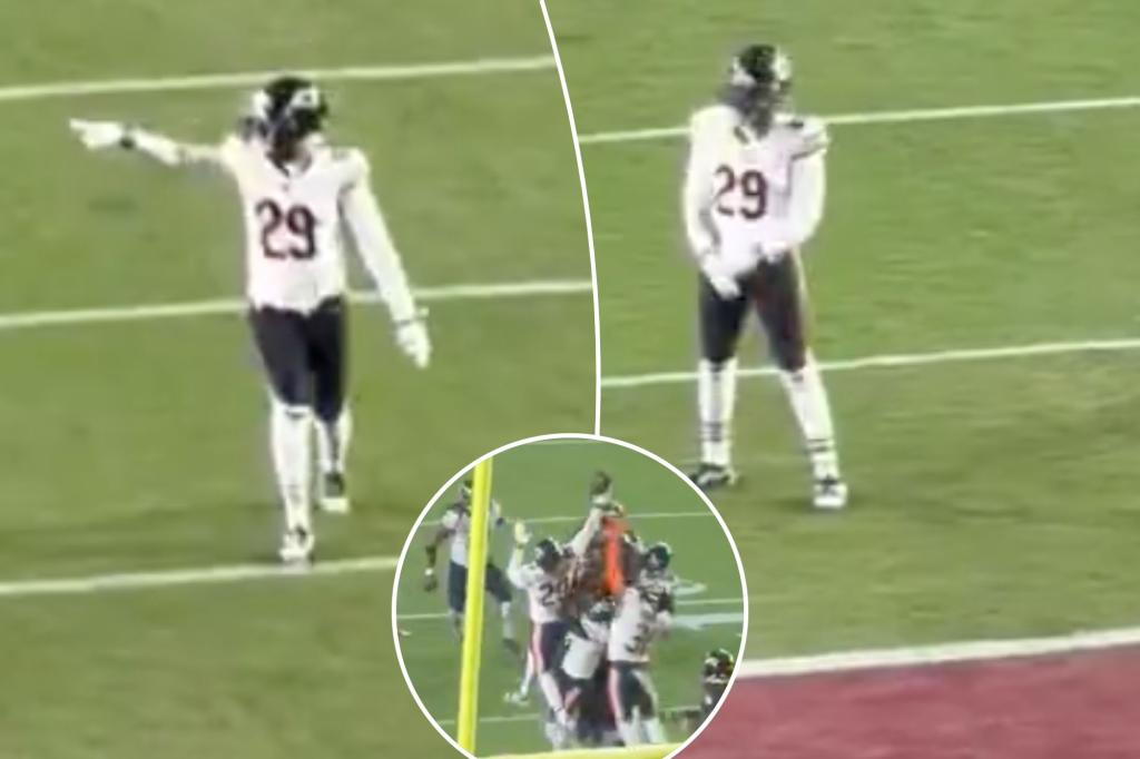 Bears’ Tyrique Stevenson taunted Commanders fans before screwing up on Hail Mary