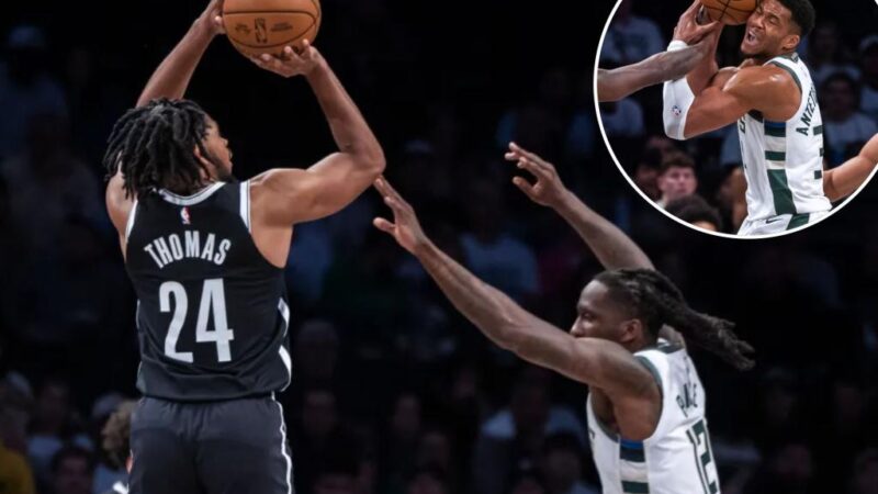 Cam Thomas takes over as Nets rout Bucks for first win