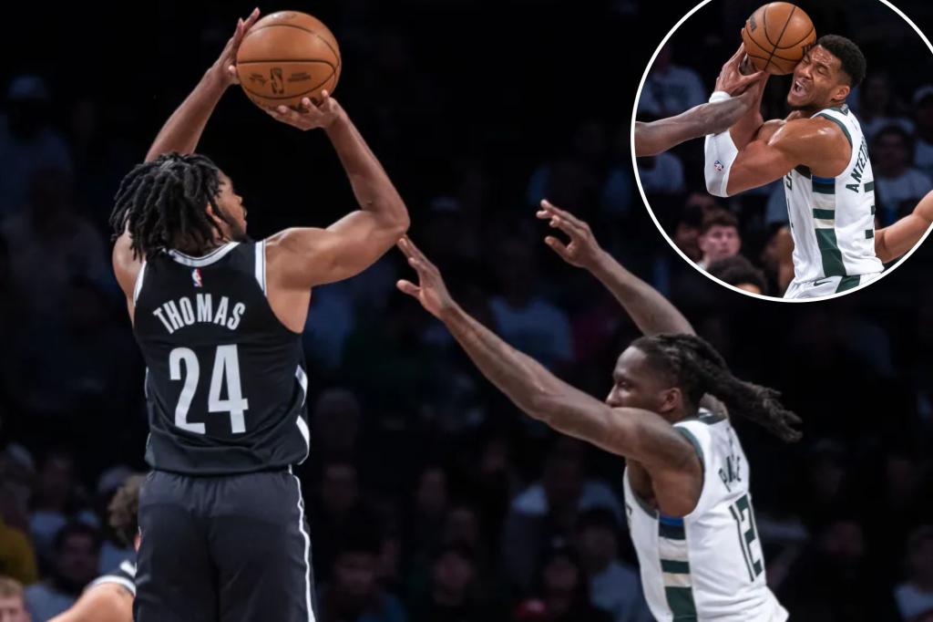 Cam Thomas takes over as Nets rout Bucks for first win