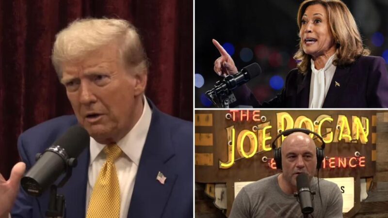 Trump says Kamala Harris couldn’t handle Joe Rogan, would be ‘comatose’