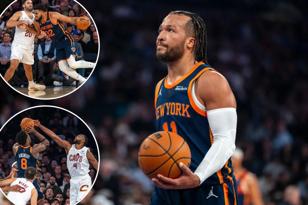 Knicks blow 13-point lead, survive Jalen Brunson injury scare in loss to Cavaliers