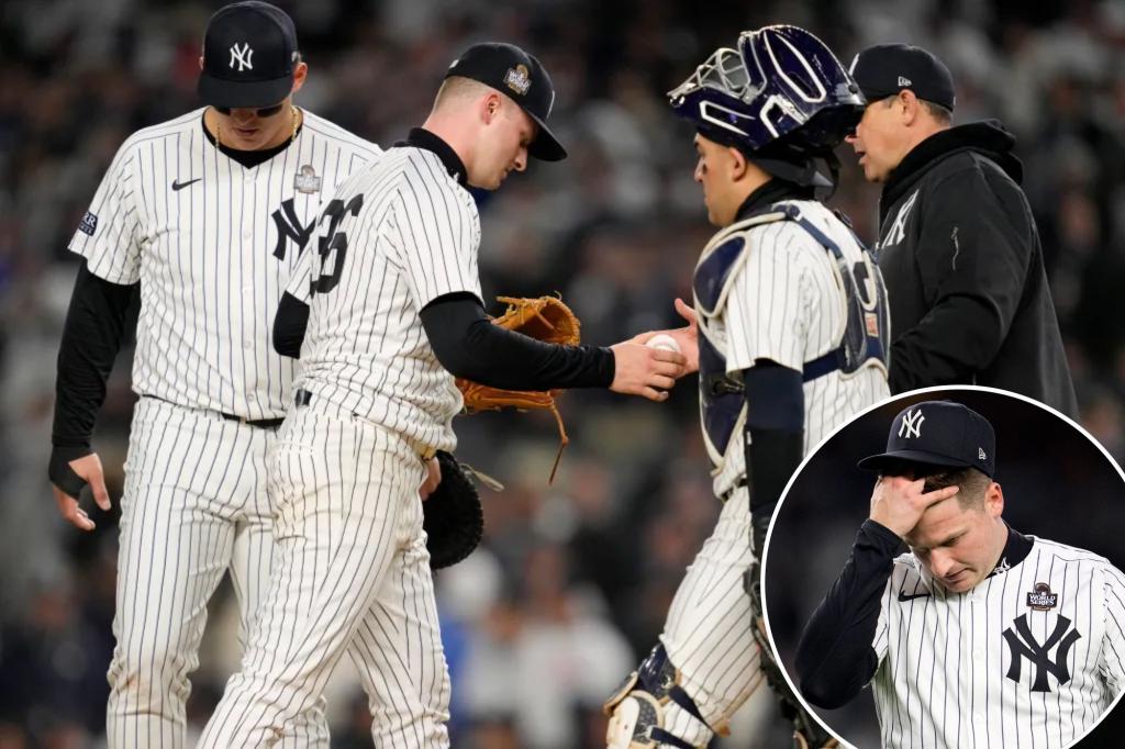 Clarke Schmidt pulled in third in Yankees World Series disaster