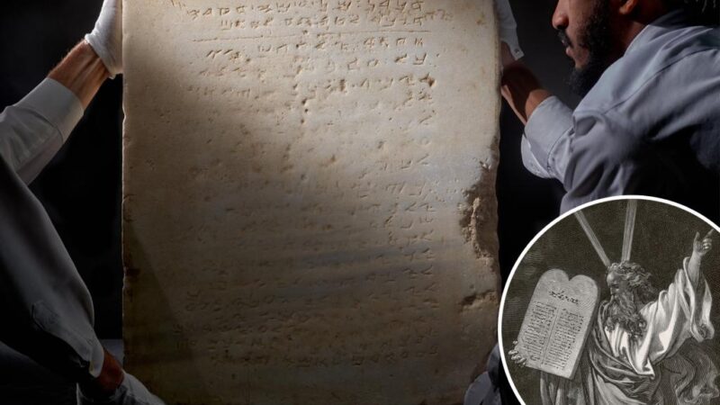 Oldest stone tablet of 10 Commandments goes to auction