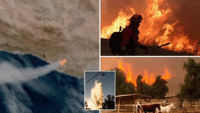 132 structures destroyed in Southern California wildfire as fierce winds expected to subside