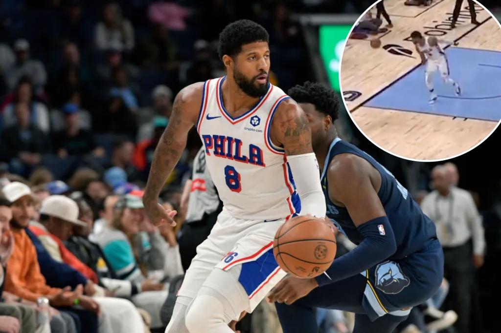 76ers’ Paul George suffers left knee hyperextension