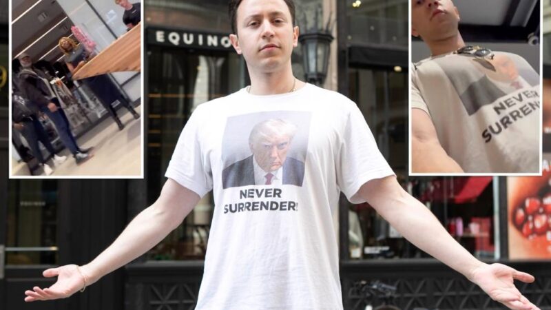 Gym rat booted from NY Equinox for wearing Trump shirt