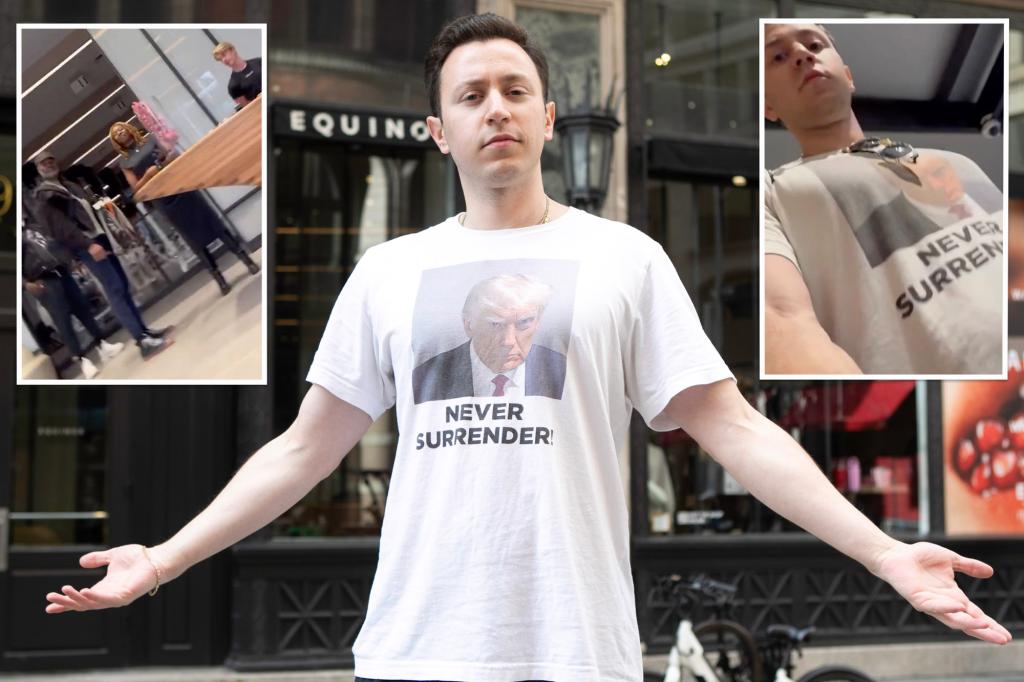 Gym rat booted from NY Equinox for wearing Trump shirt