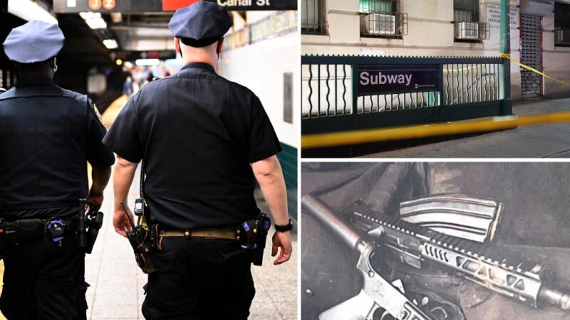 Trespasser with loaded rifle busted, 2 slashed – including man fighting with teen over seat – in NYC subway mayhem: cops