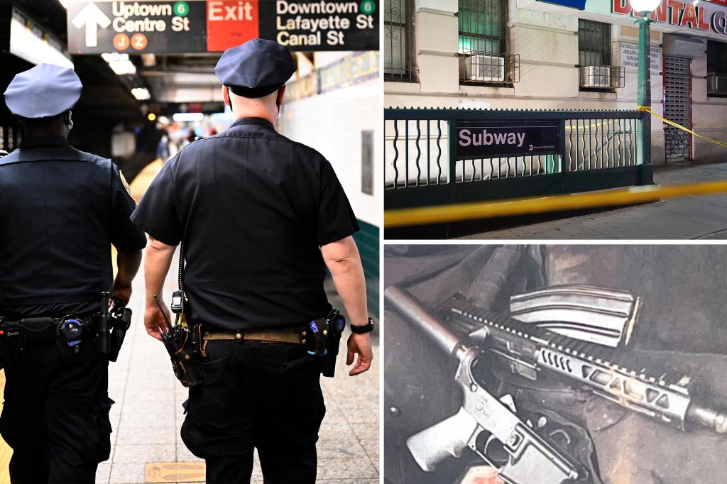 Trespasser with loaded rifle busted, 2 slashed – including man fighting with teen over seat – in NYC subway mayhem: cops