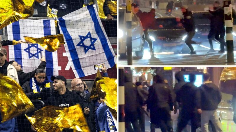 Israeli soccer fans ambushed in Amsterdam after Europa League game in Netherlands