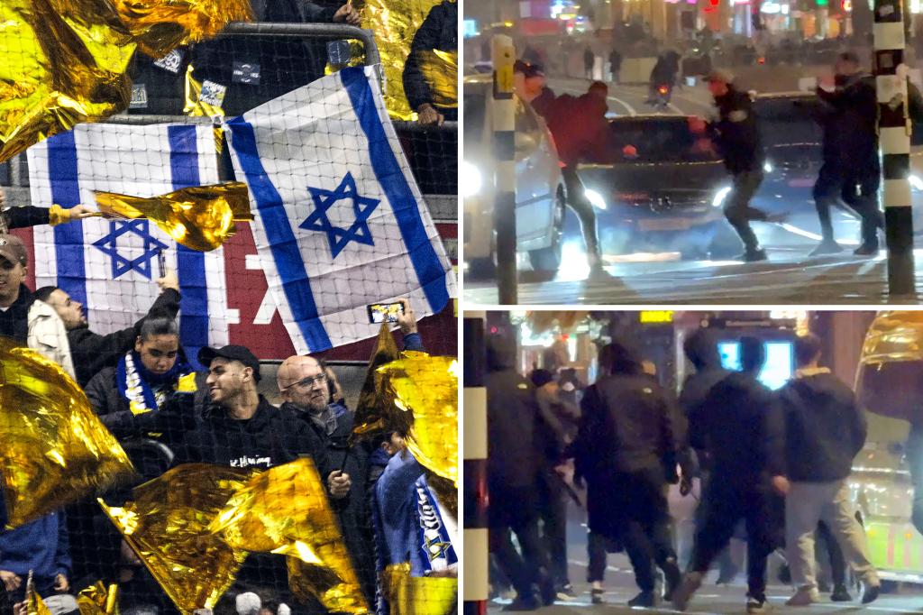 Israeli soccer fans ambushed in Amsterdam after Europa League game in Netherlands