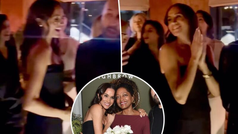 Meghan Markle dances with close pals during night out in Los Angeles without Prince Harry