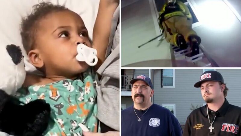 Hero firefighter rescues 2-year-old trapped in Texas apartment blaze by following toddler’s desperate cries