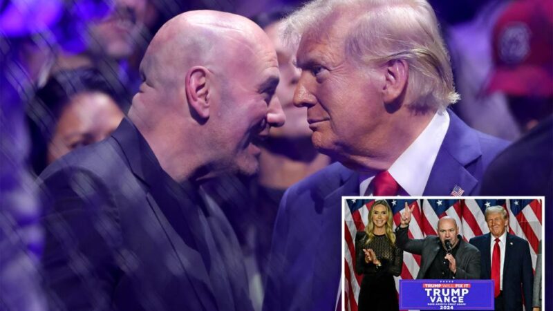 Dana White wants ‘nothing to do with politics’ after helping Trump win