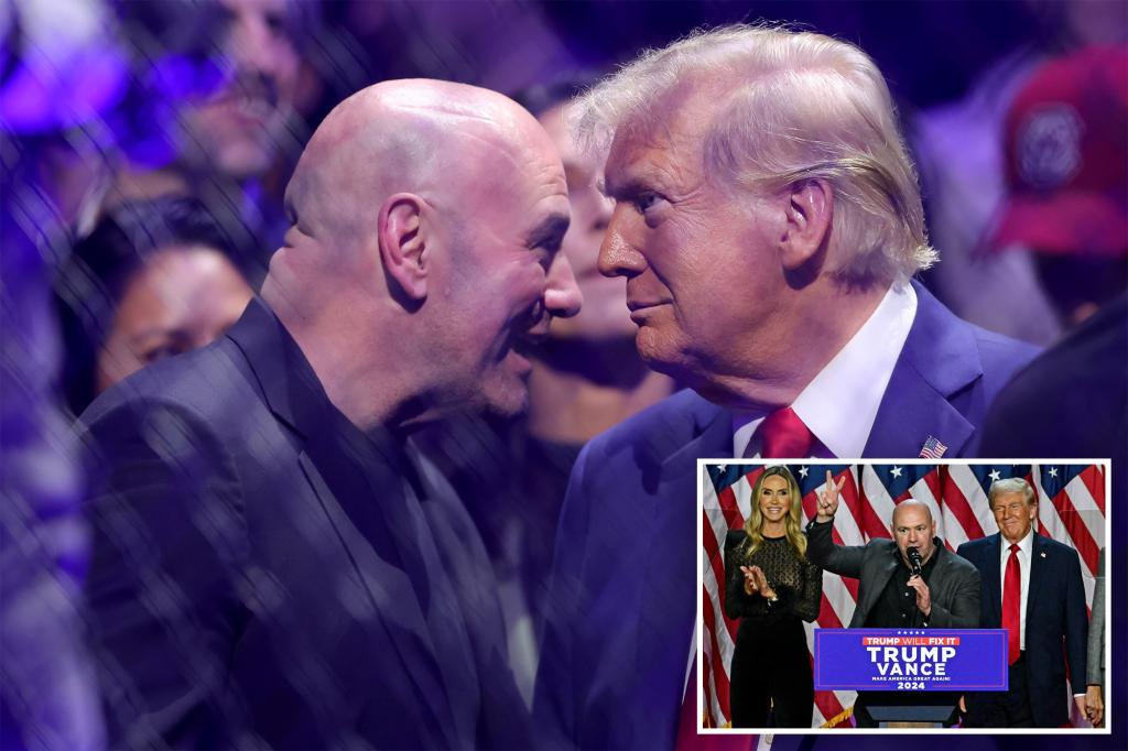 Dana White wants ‘nothing to do with politics’ after helping Trump win