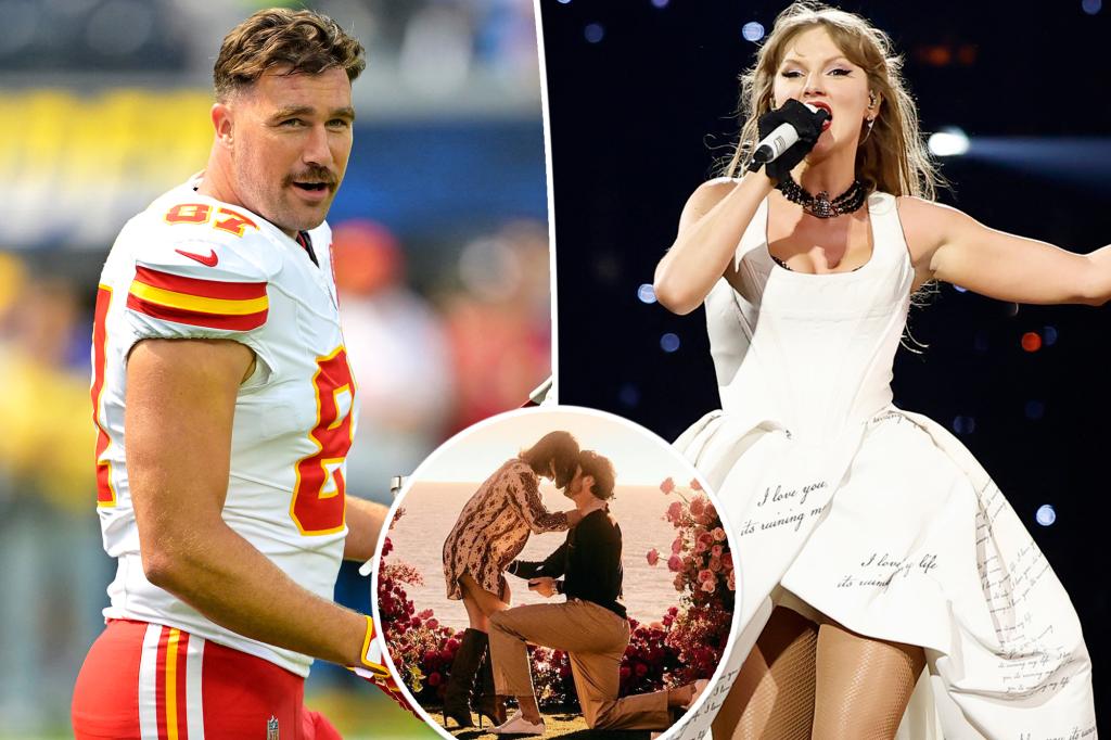 Fans weigh in after Taylor Swift and Travis Kelce react to Josh Allen and Hailee Steinfeld’s engagement