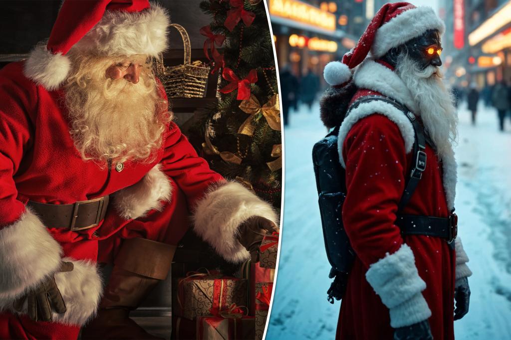 AI predicts what Santa could look like in 2050