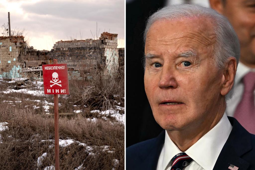 Biden authorizes shipment of antipersonnel land mines to Ukraine: report 