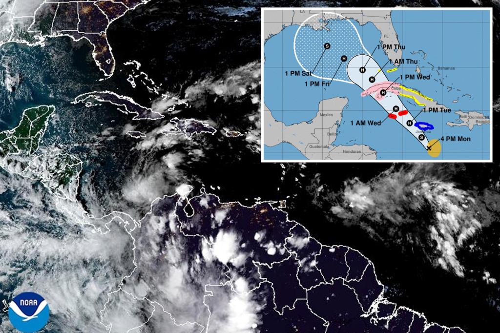 Tropical Storm Rafael on track to hit New Orleans by Saturday, could soon become hurricane