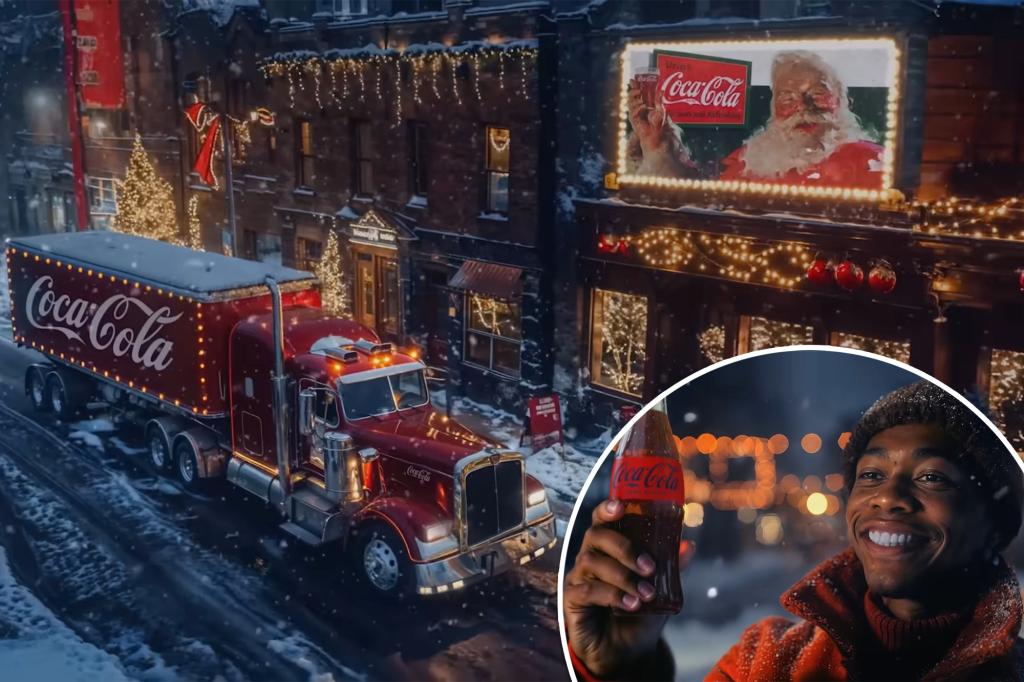 Coca-Cola ripped for ‘ugly’ AI-generated Christmas commercial: ‘Dystopian nightmare’