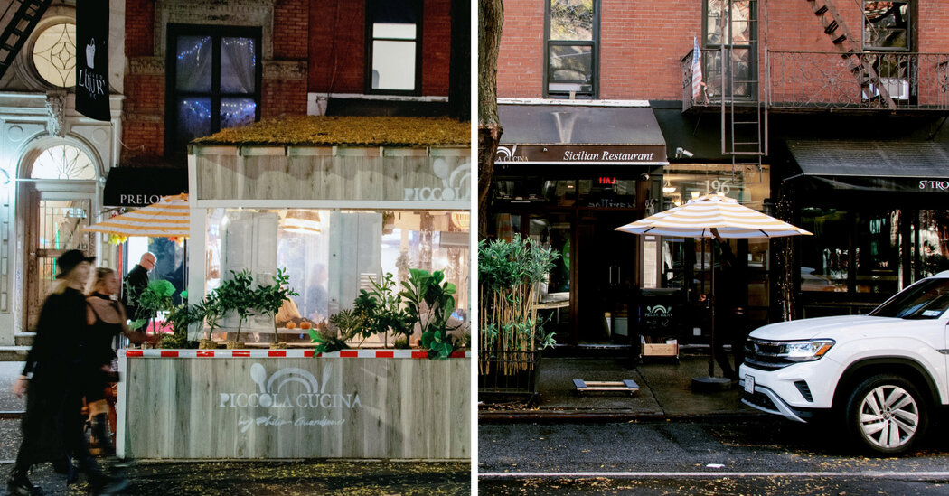 Dining Sheds Changed the N.Y.C. Food Scene. Now Watch Them Disappear.