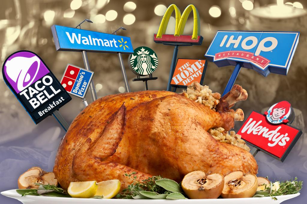 All the stores and restaurants open on Thanksgiving 2024