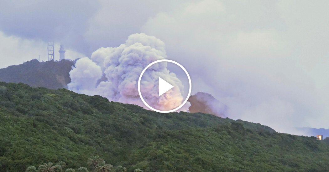 Fire Engulfs Japan Rocket Test Site