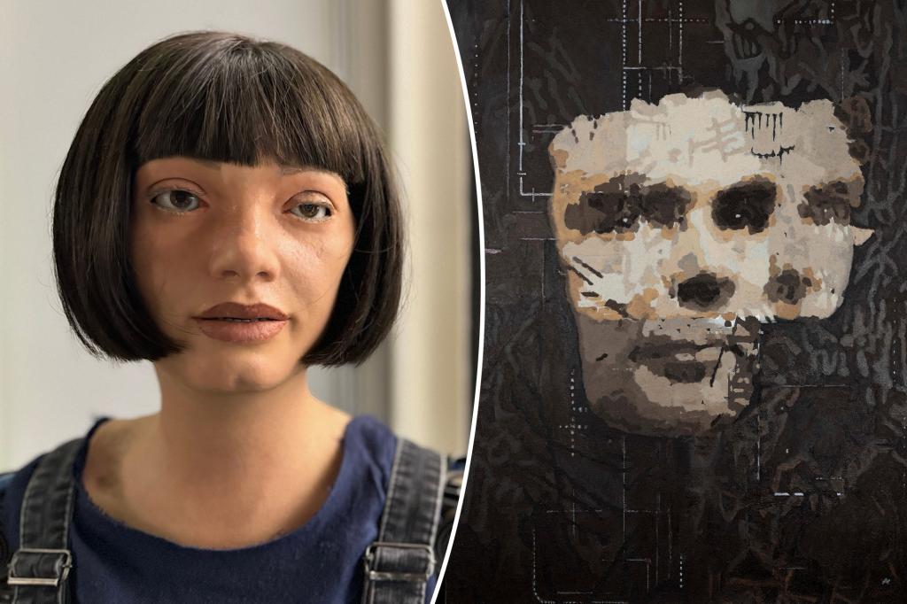 First art piece painted by humanoid robot sells at auction for a whopping $1 million